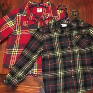 2 3t boys flannels